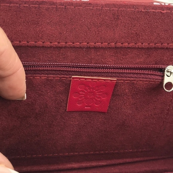 Burgundy MIRROR CLUTCH - Picture 5 of 9